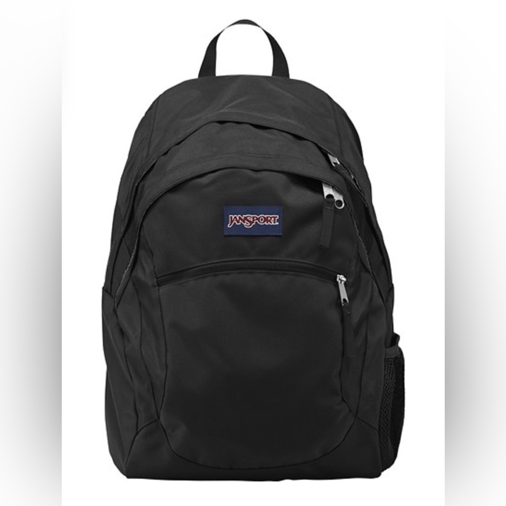 Jansport Wasabi durable black laptop school backpack